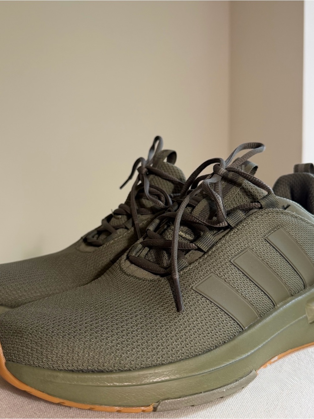 adidas Men's Olive Athletic Running Shoes